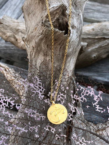 Gold vermeil Tibetan necklace