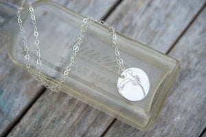 fine silver Longtail bird Bermuda necklace